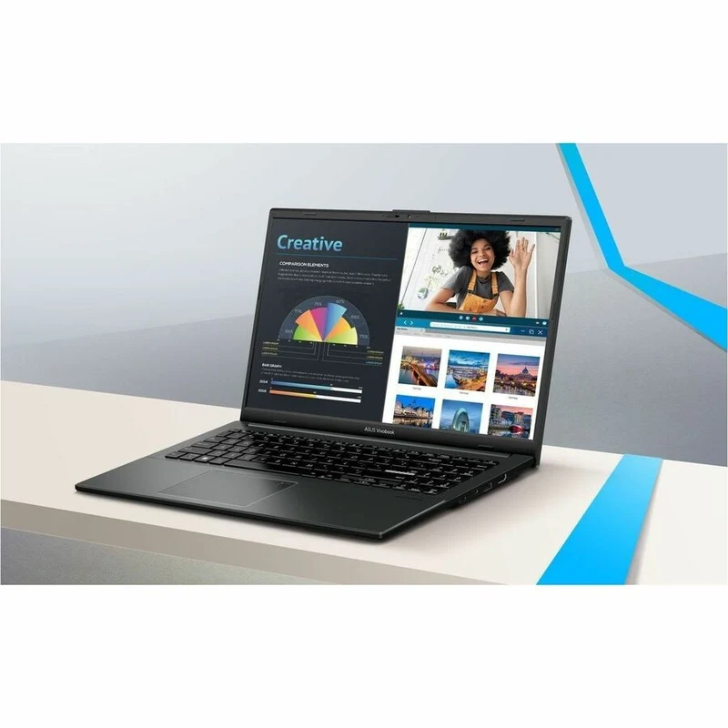 Asus Vivobook Go 15 OLED E1504G E1504GA-AS31-CA Ordinateur portable 15.6" - Full HD - Intel Core i3 i3-N305 - 8 Go - SSD 512 Go - Clavier anglais - Noir mixte E1504GA-AS31-CA