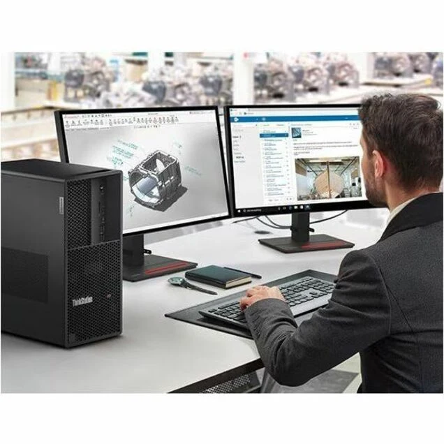 Station de travail Lenovo ThinkStation P3 Gen 2 30HT007WCA - 1 x Intel Core Ultra 7 265 - Technologie vPro - 32 Go - SSD 1 To - Tour 30HT007WCA