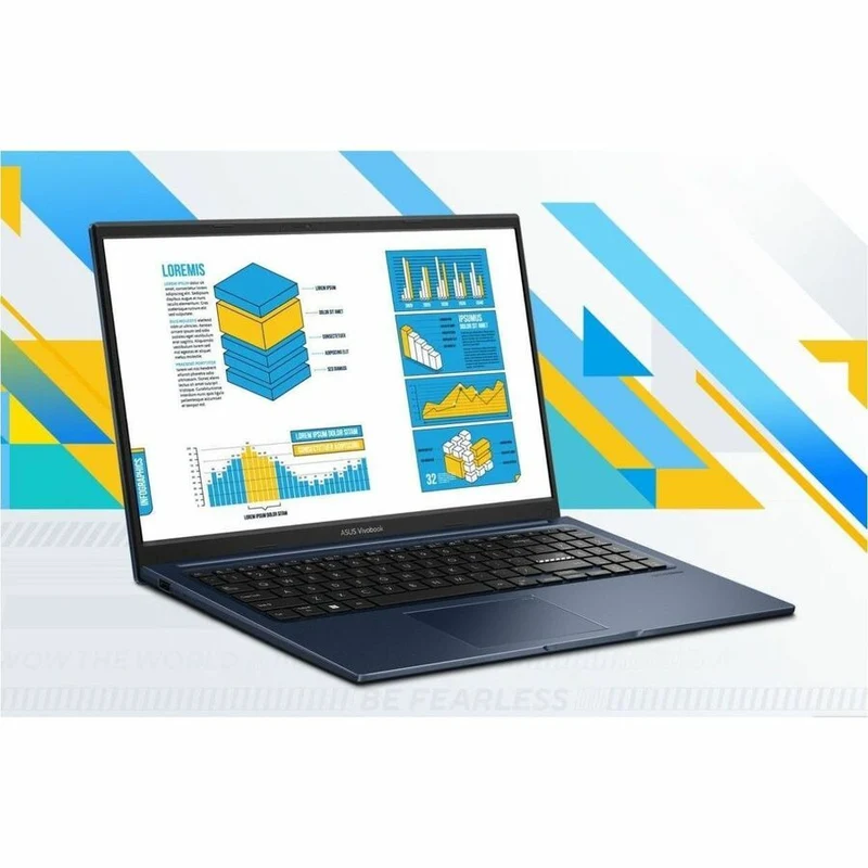 Asus VivoBook 15 X1504 X1504VA-AS71-CA Ordinateur portable à clapet 15.6 pouces - Full HD - Intel Core i7 13e génération i7-1355U - 16 Go - SSD 1 To - Bleu silencieux X1504VA-AS71-CA