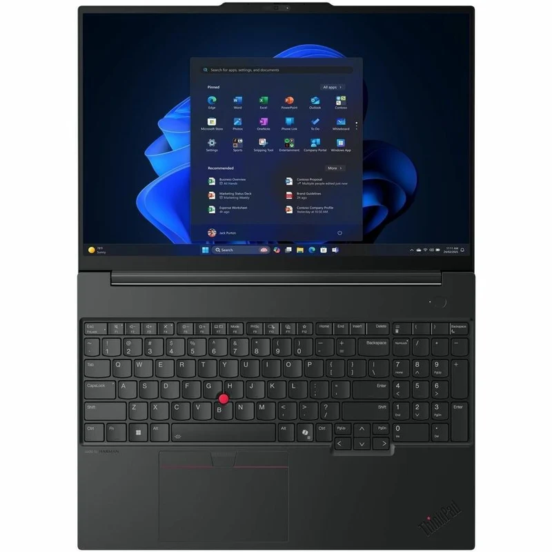 Ordinateur portable Lenovo ThinkPad E16 Gen 3 21TF001HCA 16 pouces - WUXGA - Intel Core 5 210H - 16 Go - SSD 256 Go - Clavier français canadien - Noir 21TF001HCA