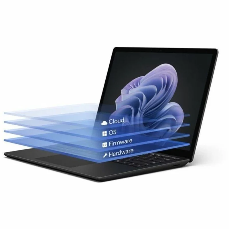 Ordinateur portable Microsoft Surface Laptop 6 13.5" avec écran tactile - Intel Core Ultra 5 - 16 Go - SSD 512 Go - Clavier anglais et français - Noir EP2-34412
