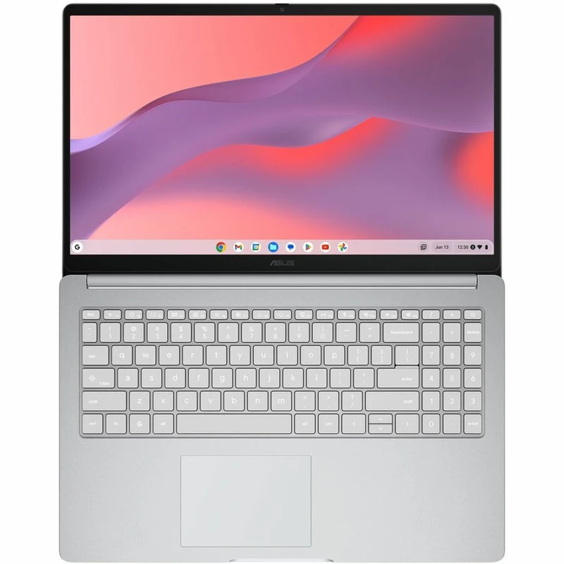 Chromebook Asus CX15 CX1505 CX1505CKA-DS03-CB Chromebook 15.6" - Full HD - Intel Celeron N4500 - 4 Go - Mémoire flash 64 Go - Clavier bilingue - Gris pur CX1505CKA-DS03-CB
