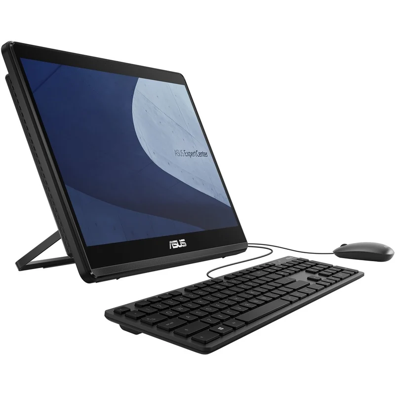 Ordinateur tout-en-un Asus ExpertCenter E1 E1600WKAT-BMR143X - Intel Celeron N4500 - 4 Go - SSD 128 Go - Écran tactile 15.6" - Ordinateur de bureau - Noir E1600WKAT-BMR143X