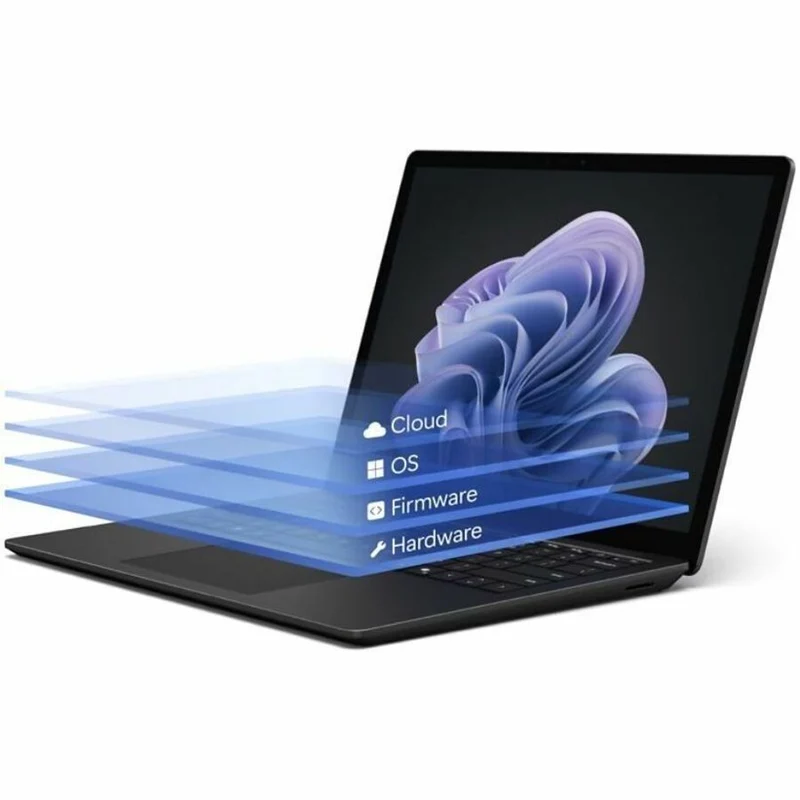 Ordinateur portable Microsoft Surface Laptop 6 13.5" avec écran tactile - Intel Core i7 - 16 Go - SSD 512 Go - Clavier anglais et français - Noir EP2-34393