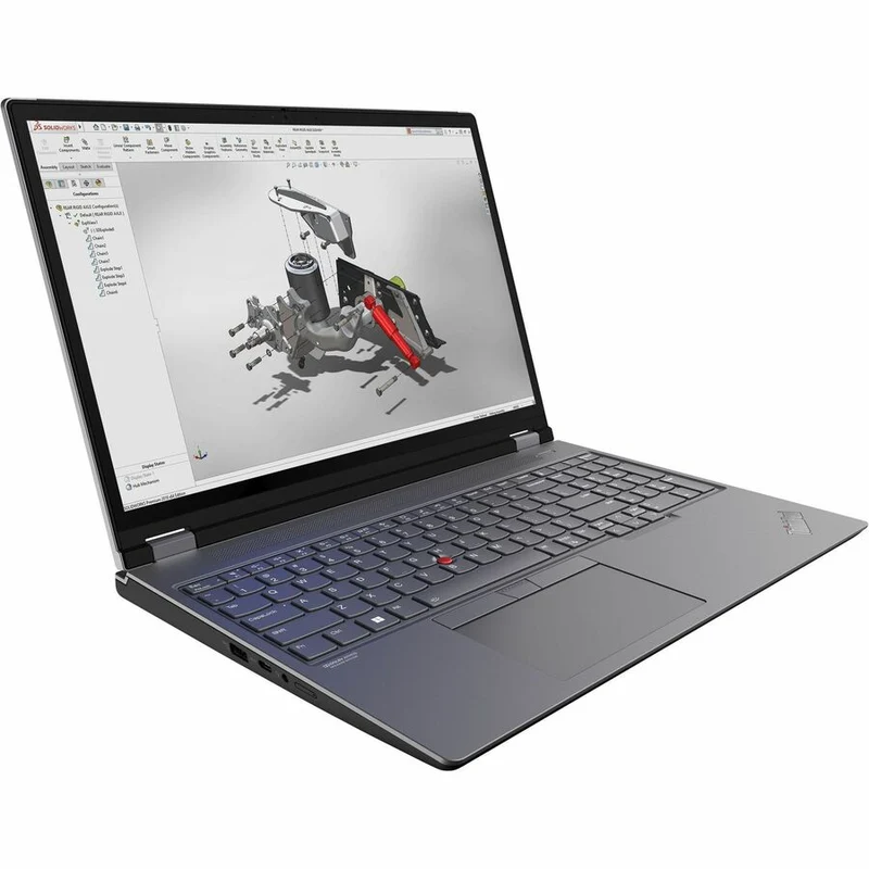 Station de travail mobile Lenovo ThinkPad P16 Gen 2 21FA0059CA 16" - WQXGA - Intel Core i7 14e génération i7-14700HX - 32 Go - SSD 1 To - Clavier français - Gris orage, noir villosités 21FA0059CA