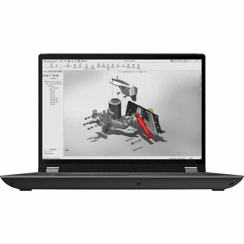 Station de travail mobile Lenovo ThinkPad P16 Gen 2 21FA0059CA 16" - WQXGA - Intel Core i7 14e génération i7-14700HX - 32 Go - SSD 1 To - Clavier français - Gris orage, noir villosités 21FA0059CA