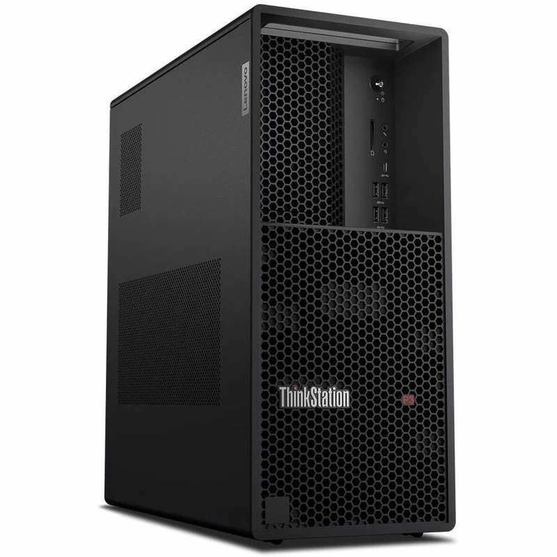 Station de travail Lenovo ThinkStation P3 Gen 2 30HT004RCA - 1 x Intel Core Ultra 5 235 - Technologie vPro - 16 Go - SSD 512 Go - Tour 30HT004RCA