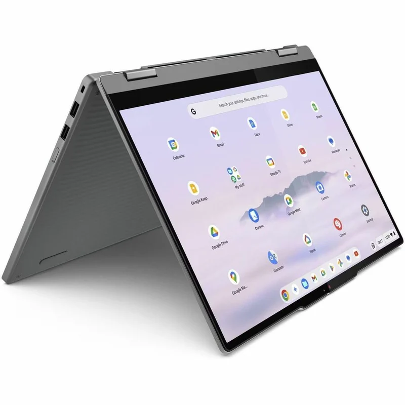 Lenovo 14IRU10 83LL000LUS Chromebook 14 en 2 convertible 1" avec écran tactile - WUXGA - Intel Core 5 120U - 8 Go - SSD 256 Go - Clavier anglais - Gris Luna 83LL000LUS
