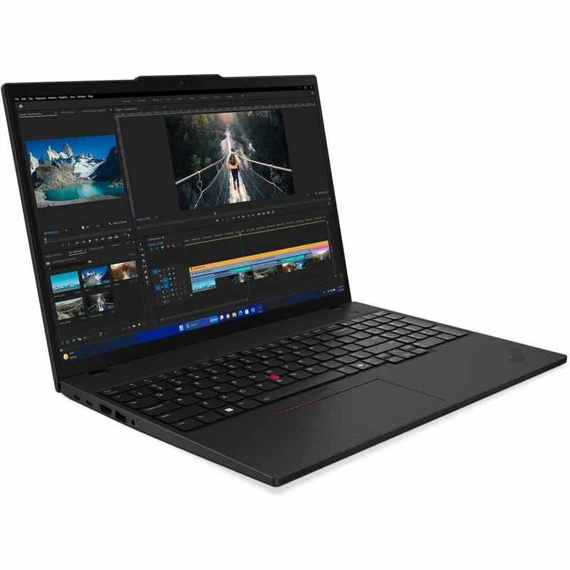 Ordinateur portable Lenovo ThinkPad T16 Gen 3 21MN005MCA 16" avec écran tactile - WUXGA - Intel Core Ultra 5 125U - 16 Go - SSD 512 Go - Clavier français - Noir 21MN005MCA