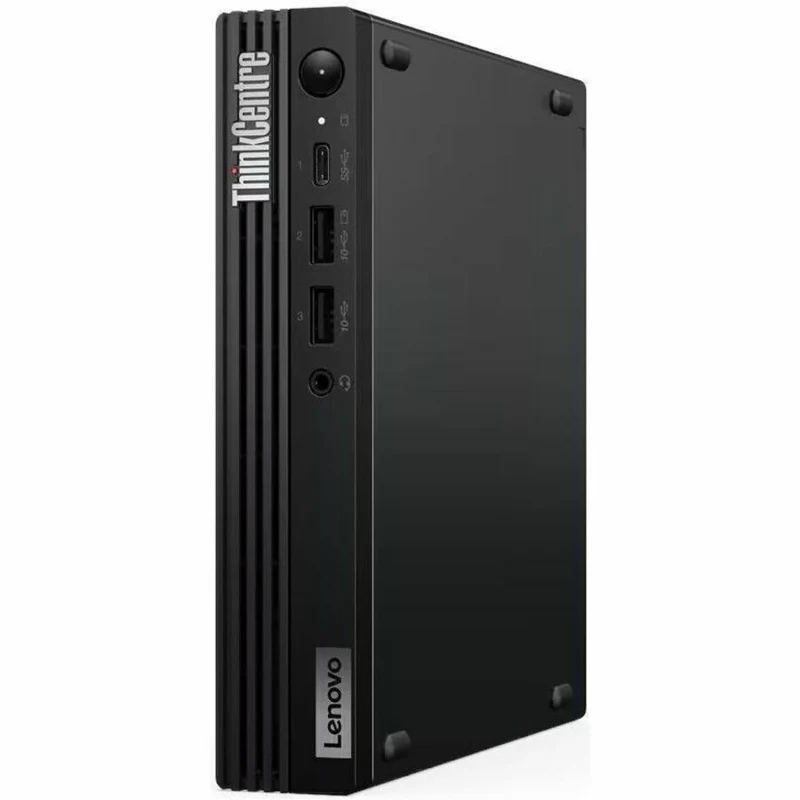 Ordinateur de bureau Lenovo ThinkCentre M70q Gen 5 12TD001JCA - Intel Core i3 14e génération i3-14100T - 8 Go - SSD 256 Go - Mini - Noir 12TD001JCA