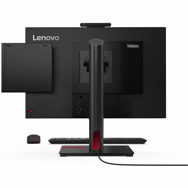 Ordinateur de bureau Lenovo ThinkCentre M70q Gen 5 12TD001JCA - Intel Core i3 14e génération i3-14100T - 8 Go - SSD 256 Go - Mini - Noir 12TD001JCA