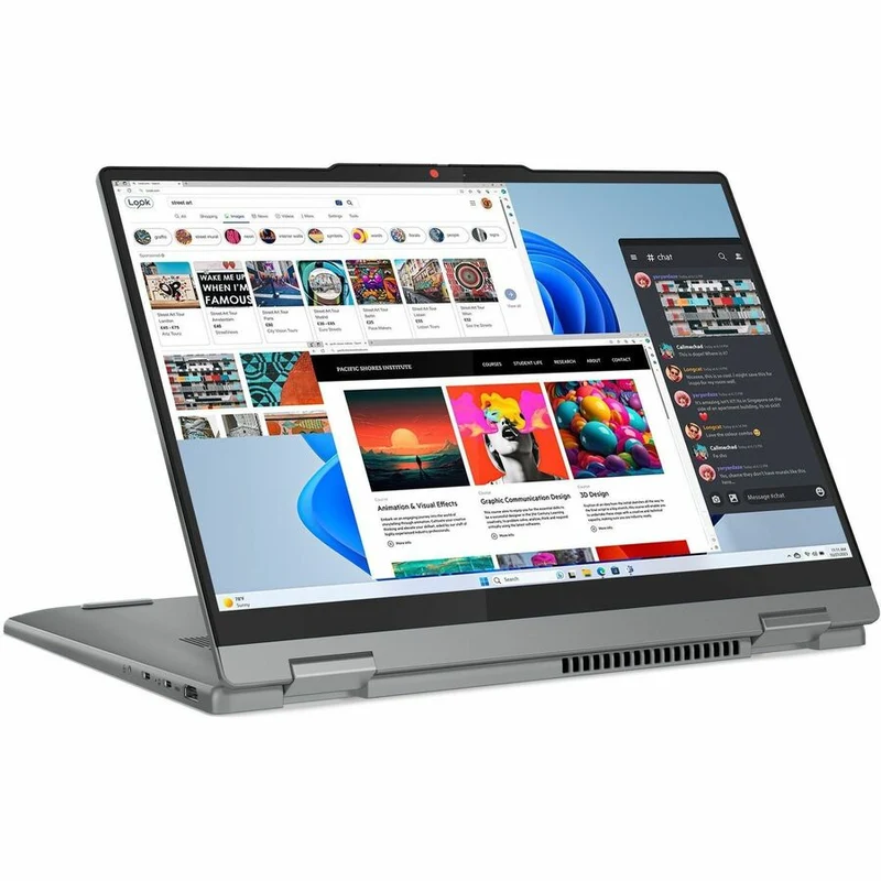 Lenovo IdeaPad 5 14IRU9 83DT0035CF Ordinateur portable 14 en 2 convertible 1 pouces à écran tactile - WUXGA - Intel Core 5 120U - 16 Go - SSD 512 Go - Clavier français et anglais - Gris Luna 83DT0035CF