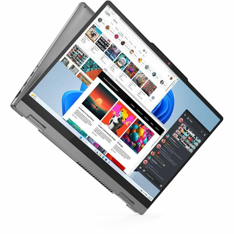 Lenovo IdeaPad 5 14IRU9 83DT0035CF Ordinateur portable 14 en 2 convertible 1 pouces à écran tactile - WUXGA - Intel Core 5 120U - 16 Go - SSD 512 Go - Clavier français et anglais - Gris Luna 83DT0035CF