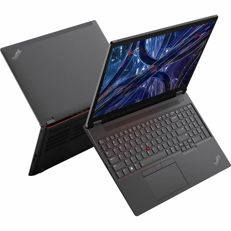 Station de travail mobile Lenovo ThinkPad P16 Gen 2 21FA005ACA 16" - WQXGA - Intel Core i7 14e génération i7-14700HX - 32 Go - SSD 1 To - Clavier français - Gris orage, noir villosités 21FA005ACA
