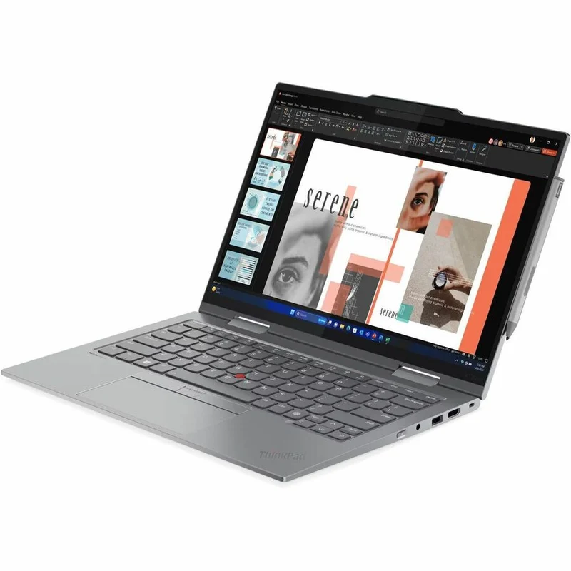 Ordinateur portable convertible 1 en 9 Lenovo ThinkPad X21 Gen 006 14KE2BCA 1" (écran tactile) - WUXGA - Intel Core Ultra 7 165U - Plateforme Intel Evo - 32 Go - SSD 512 Go - Clavier français - Gris 21KE006BCA