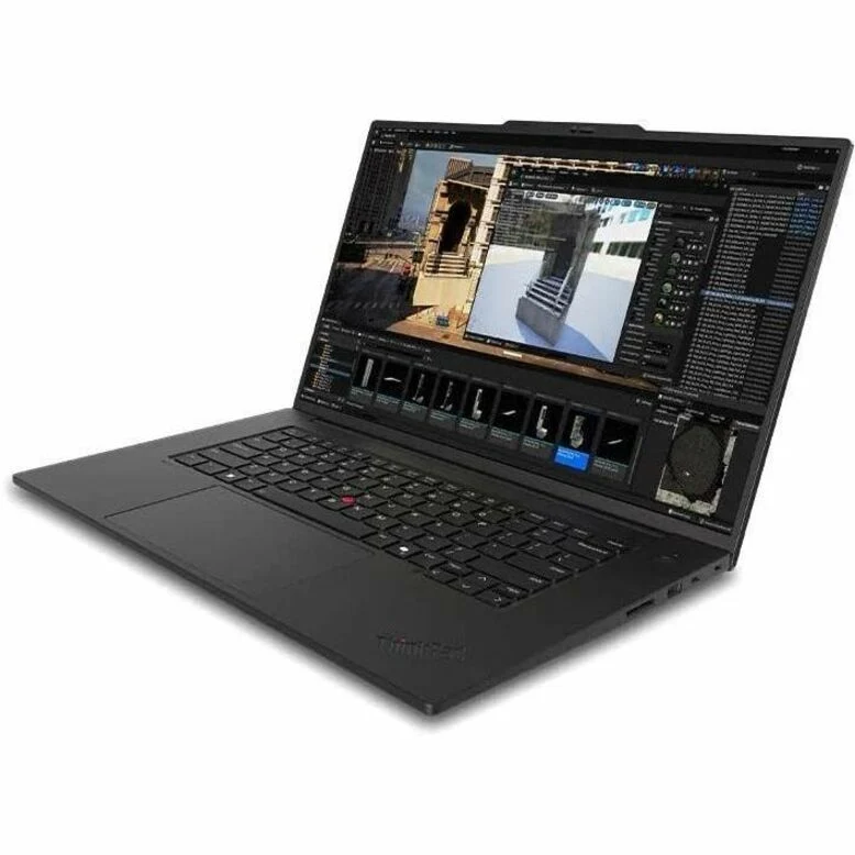Ordinateur portable Lenovo ThinkPad P1 Gen 7 21KV000XCA 16" avec écran tactile - WQUXGA - Intel Core Ultra 9 185H - Technologie vPro - Plateforme Intel Evo - 32 Go - SSD 1 To - Clavier français - Noir 21KV000XCA