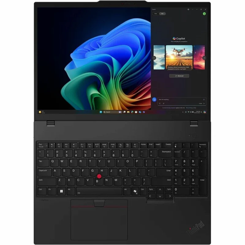 Ordinateur portable Lenovo ThinkPad T16 Gen 4 (21QN0045US) 16" Copilot+ - WUXGA - AMD Ryzen AI 5 PRO 340 - 16 Go - SSD 256 Go - Clavier anglais - Noir (21QN0045US)