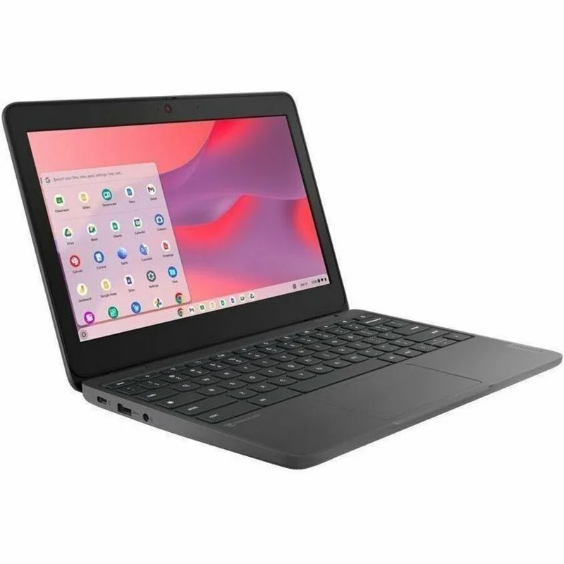 Chromebook Lenovo 100e Gen 4 82W0001FUS 11.6" - HD - Octa-core (ARM Cortex A76 + Cortex A55) - 8 Go - 64 Go de mémoire flash - Clavier anglais - Gris graphite 82W0001FUS