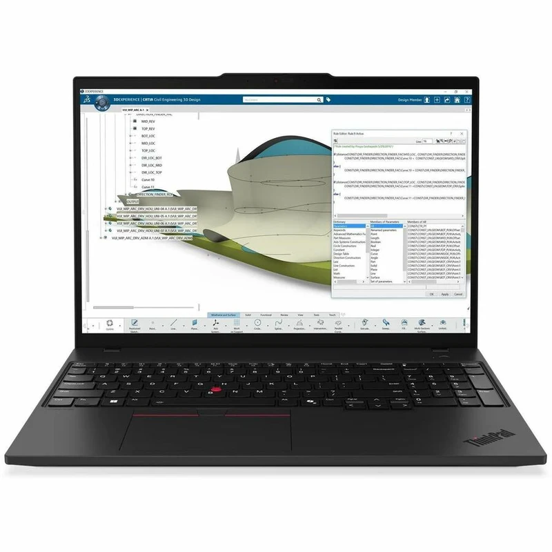 Ordinateur portable Lenovo ThinkPad P16s Gen 4 21QR001JUS 16" Copilot+ - WUXGA - AMD Ryzen AI 7 PRO 350 - 32 Go - SSD 1 To - Clavier anglais - Noir 21QR001JUS