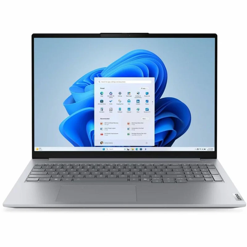 Ordinateur portable Lenovo ThinkBook 16 G8 IRL 21SH0001CC 16 pouces avec écran tactile - WUXGA - Intel Core 5 2e génération 210H - 16 Go - SSD 512 Go - Clavier anglais (États-Unis) - Gris 21SH0001CC
