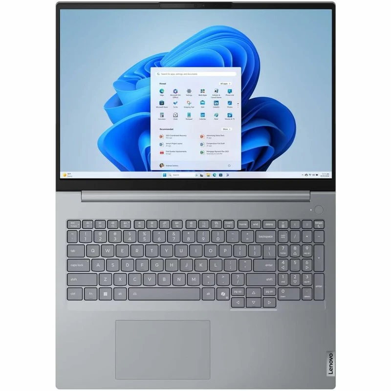 Ordinateur portable Lenovo ThinkBook 16 G8 IRL 21SH0001CC 16 pouces avec écran tactile - WUXGA - Intel Core 5 2e génération 210H - 16 Go - SSD 512 Go - Clavier anglais (États-Unis) - Gris 21SH0001CC