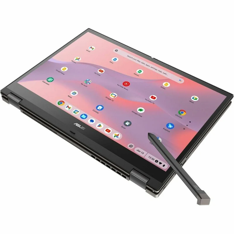 Asus Chromebook CX34 Flip CX3401 CX3401FBA-DSI51T-CB Chromebook 14 en 2 convertible 1 pouces à écran tactile - WUXGA - Intel Core i5 12e génération i5-1235U - 8 Go - SSD 256 Go - Clavier bilingue - Zinc CX3401FBA-DSI51T-CB