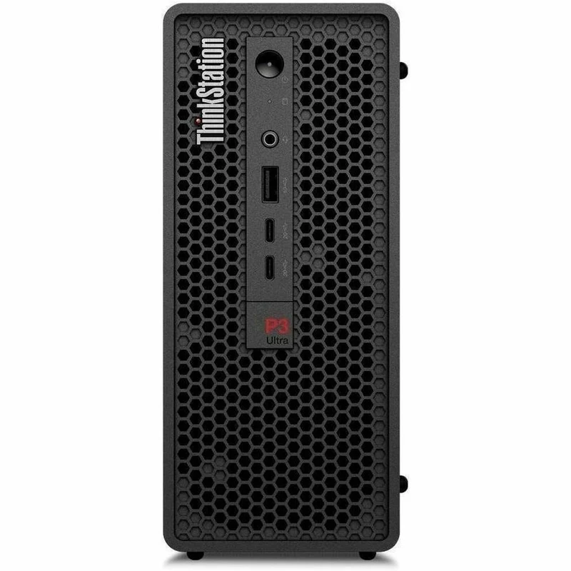Station de travail Lenovo ThinkStation P3 Ultra Gen 2 30J50039US - 1 processeur Intel Core Ultra 5 2e génération 235 - Technologie vPro - 16 Go - SSD 512 Go - Format compact 30J50039US