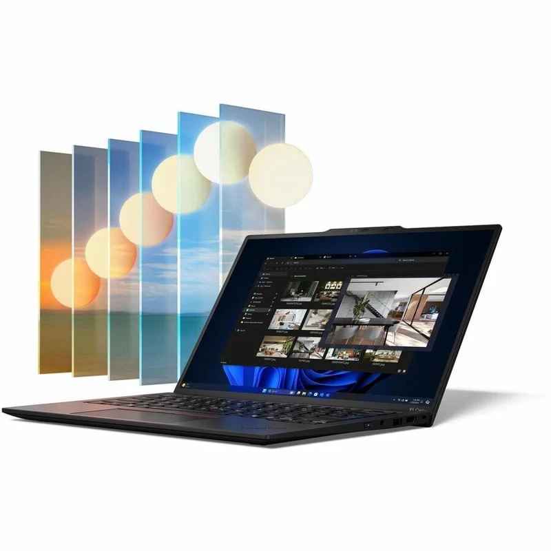 Ordinateur portable Lenovo ThinkPad X1 Carbon Gen 13 21NX005MUS 14" avec écran tactile - WUXGA - Intel Core Ultra 7 2e génération 265U - Technologie vPro - Plateforme Intel Evo - 16 Go - SSD 512 Go - Clavier anglais - Peinture noire 21NX005MUS