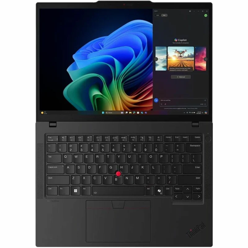Ordinateur portable Lenovo ThinkPad T14 Gen 6 21QG002AUS 14" avec écran tactile - WUXGA - Intel Core Ultra 7 2e génération 268V - Technologie vPro - 32 Go - SSD 1 To - Clavier anglais (États-Unis) - Noir 21QG002AUS