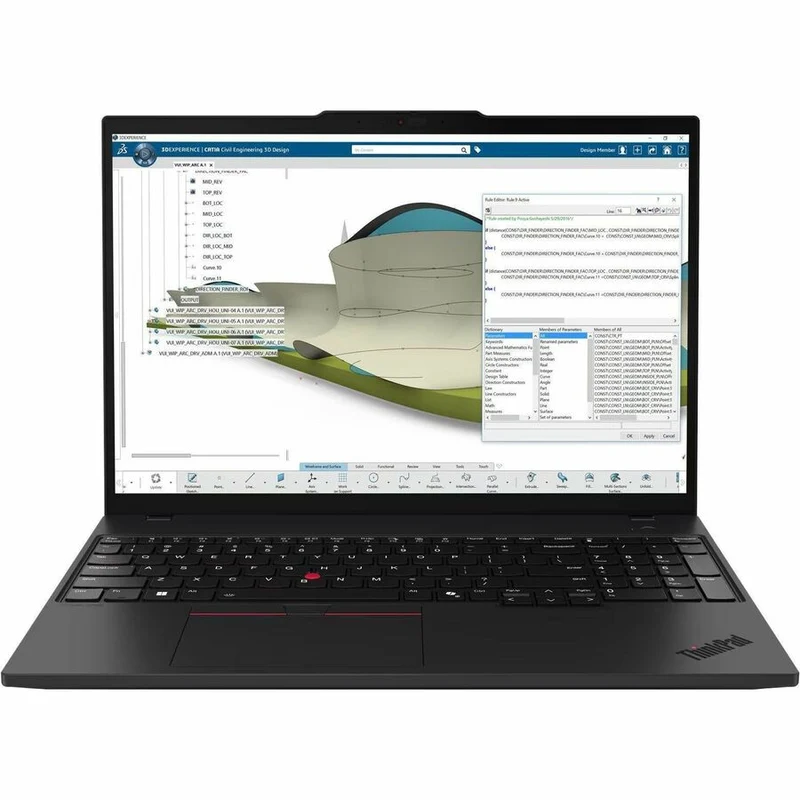 Station de travail mobile Lenovo ThinkPad P16s Gen 4 21RX000LCA 16" Copilot+ - WUXGA - AMD Ryzen AI 9 HX PRO 370 - 96 Go - SSD 2 To - Clavier français - Noir 21RX000LCA