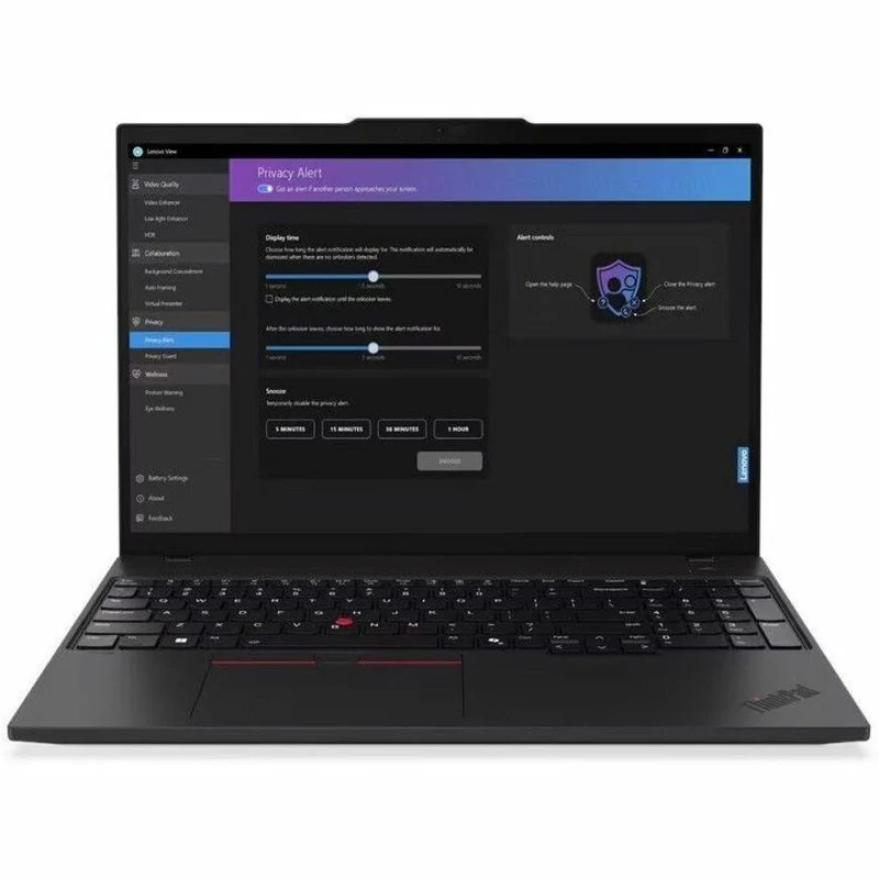 Ordinateur portable Lenovo ThinkPad T16 Gen 3 21MN006YUS 16" avec écran tactile - WUXGA - Intel Core Ultra 7 155U - 16 Go - SSD 512 Go - Clavier anglais - Noir 21MN006YUS