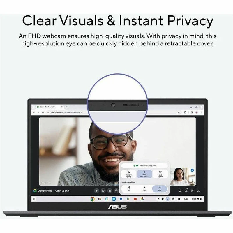 Asus Chromebook Plus CX34 CX3402CVA-DSU51T-CB Chromebook tactile 14" - Full HD - Intel Core 5 120U - 16 Go - SSD 512 Go - Clavier français et anglais - Gris rocheux CX3402CVA-DSU51T-CB