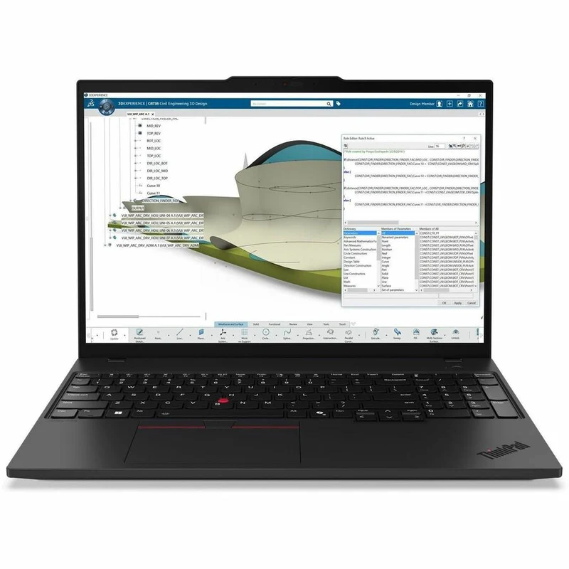 Station de travail mobile Lenovo ThinkPad P16s Gen 4 21QR001JCA 16" Copilot+ - WUXGA - AMD Ryzen AI 7 PRO 350 - 32 Go - SSD 1 To - Clavier français - Noir 21QR001JCA