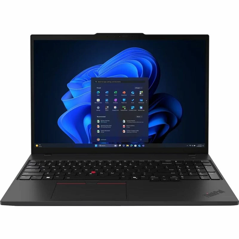 Ordinateur portable Lenovo ThinkPad T16 Gen 4 21QE001XCA 16" avec écran tactile - WUXGA - Intel Core Ultra 7 255H - 32 Go - SSD 512 Go - Clavier français canadien - Noir 21QE001XCA