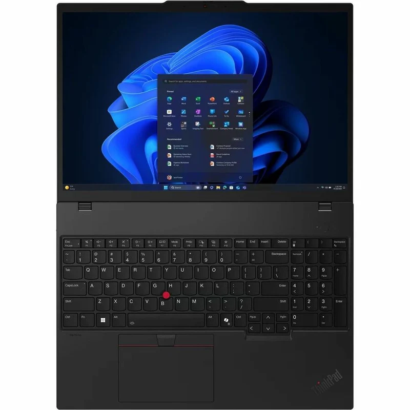 Ordinateur portable Lenovo ThinkPad T16 Gen 4 21QE001XCA 16" avec écran tactile - WUXGA - Intel Core Ultra 7 255H - 32 Go - SSD 512 Go - Clavier français canadien - Noir 21QE001XCA