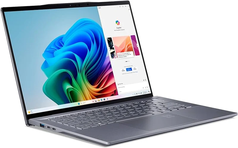 Ordinateur portable Acer Swift 14 AI SF14-11T SF14-11T-X0VQ avec écran tactile 14.5" (368.30 mm) Copilot+ - WQXGA - Qualcomm Oryon - 16 Go - SSD 1 To - Clavier anglais - Iron NX.KZWAA.002