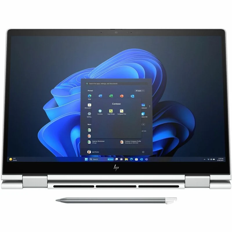 Ordinateur portable convertible 8 en 1 HP EliteBook 13.3 Flip G2i 1" à écran tactile - WUXGA - Intel Core Ultra 7 265U - Technologie vPro - 16 Go - SSD 512 Go - Clavier anglais - Argent glacier BM5M6UT#ABA