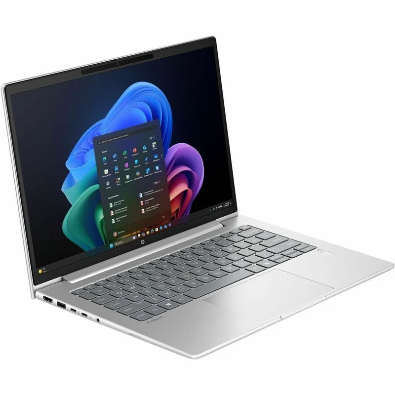 Ordinateur portable HP ProBook 4 G1q 14" Copilot+ - WUXGA - Qualcomm Snapdragon X X1-26-100 - 32 Go - SSD 1 To - Clavier anglais - Argent Pike BG6K0UT#ABA