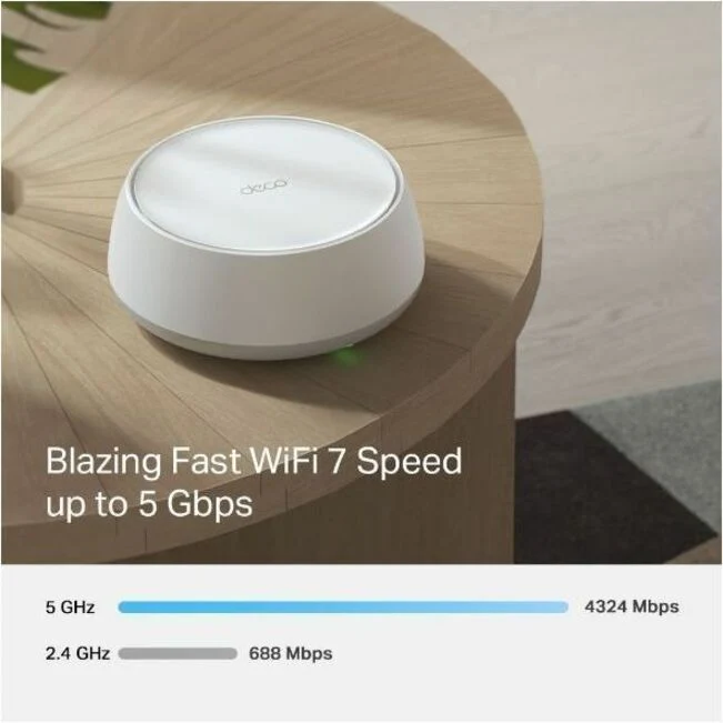 Routeur sans fil Ethernet TP-Link Deco BE25 Wi-Fi 7 IEEE 802.11 a/b/g/n/ac/ax/be DECO BE25 (LOT DE 1)