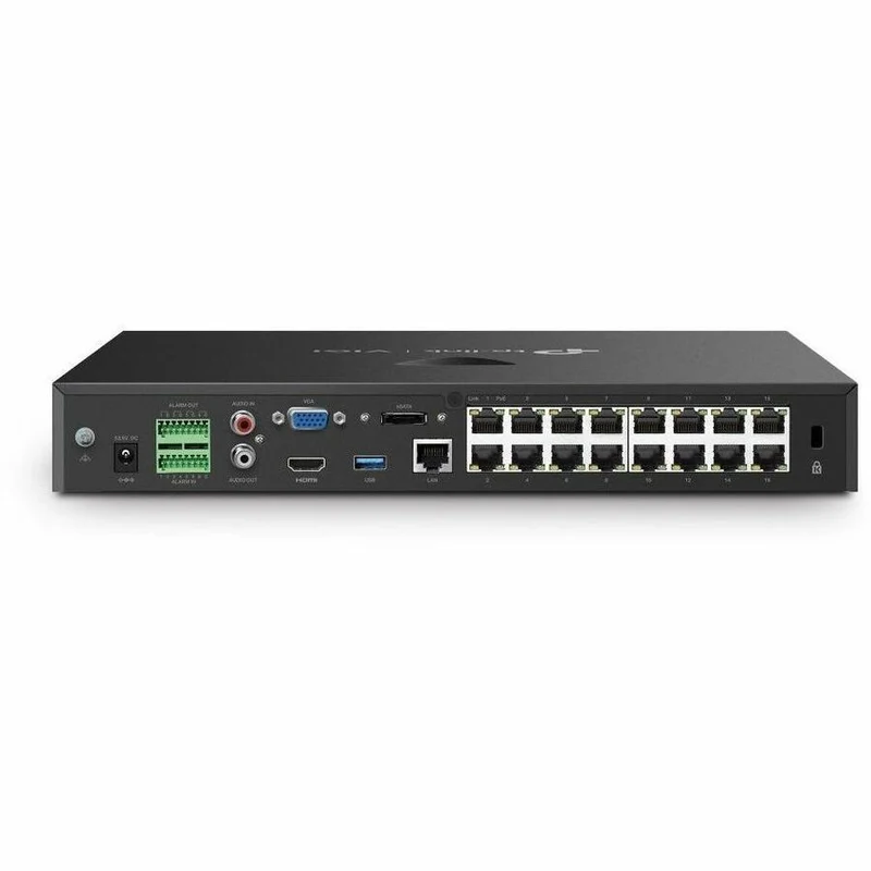 TP Link VIGI NVR2016H-16MP - Enregistreur vidéo réseau PoE+ VIGI 16 canaux VIGI NVR2016H-16MP