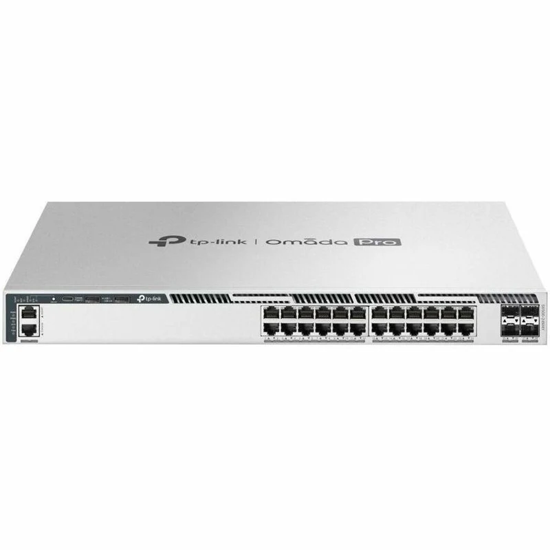 Commutateur TP-Link Omada Pro 24 ports 2.5 G empilable L3 géré avec 4 emplacements 25 G S6500-24M4Y