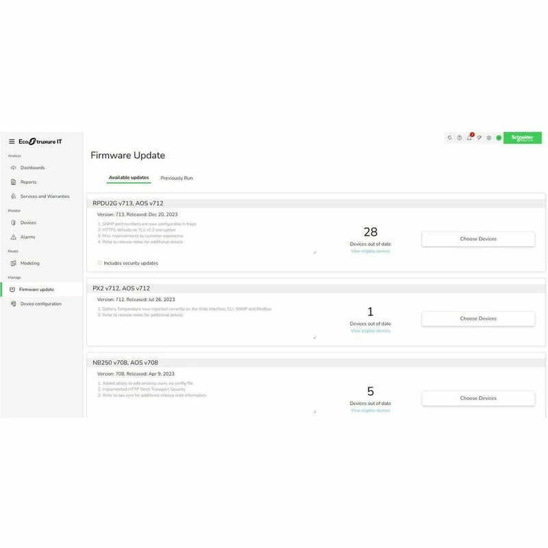 Abonnement, Expert informatique Ecostruxure, 5 ans, Digital, Surveillance et gestion à distance des centres de données. SWITE5YR-DIGI