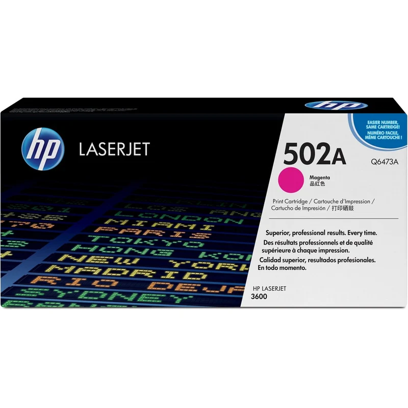 Cartouche de toner d'origine HP 502A (Q6473A) - Paquet unique Q6473A