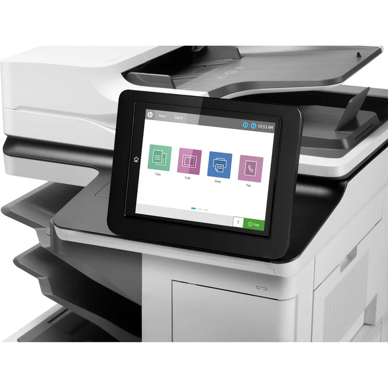 Imprimante multifonction laser HP LaserJet Enterprise M634z - Monochrome - Copieur/Fax/Scanner - Impression monochrome 55 ppm - Impression 1200 1200 x 300000 2300 dpi - Impression recto verso automatique - 600 7 pages - Entrée 96 XNUMX feuilles - Numérisation optique XNUMX dpi - LAN sans fil - Mopria - Wi-Fi Direct XNUMXPSXNUMXA#BGJ
