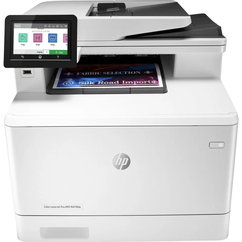 Imprimante multifonction laser HP LaserJet Pro M479 M479fdn - Couleur - Copieur/Télécopieur/Scanner - 28 ppm - Impression monochrome/couleur - 38400 600 x 50000 - Impression recto verso automatique - 300 1200 pages par mois - 1 feuilles - Entrée - Scanner couleur - 79 XNUMX - Numérisation optique - Télécopieur couleur - Gigabit Ethernet WXNUMXAXNUMXA#BGJ