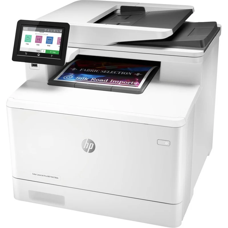 Imprimante multifonction laser HP LaserJet Pro M479 M479fdn - Couleur - Copieur/Télécopieur/Scanner - 28 ppm - Impression monochrome/couleur - 38400 600 x 50000 - Impression recto verso automatique - 300 1200 pages par mois - 1 feuilles - Entrée - Scanner couleur - 79 XNUMX - Numérisation optique - Télécopieur couleur - Gigabit Ethernet WXNUMXAXNUMXA#BGJ