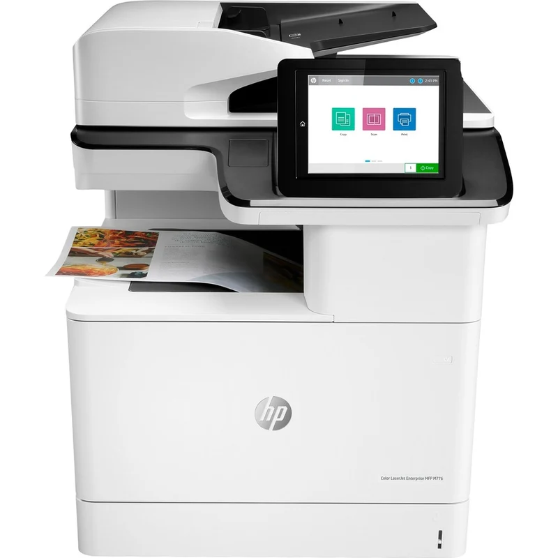 HP LaserJet M776 M776dn Imprimante multifonction laser couleur-copieur/scanner-46 ppm monochrome/46 ppm couleur impression-1200 x 1200 impression-impression recto verso automatique-200000 650 pages par mois-600 feuilles entrée-scanner couleur-3 numérisation optique-Gigabit Ethernet T55UXNUMXA#BGJ