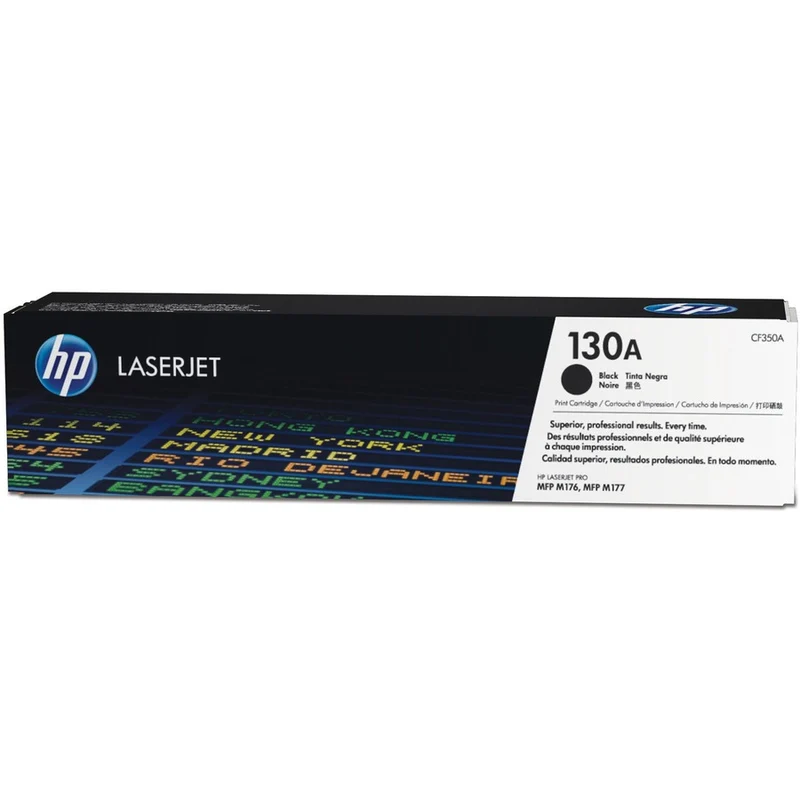 Cartouche de toner laser d'origine HP 130A - Pack noir CF350A