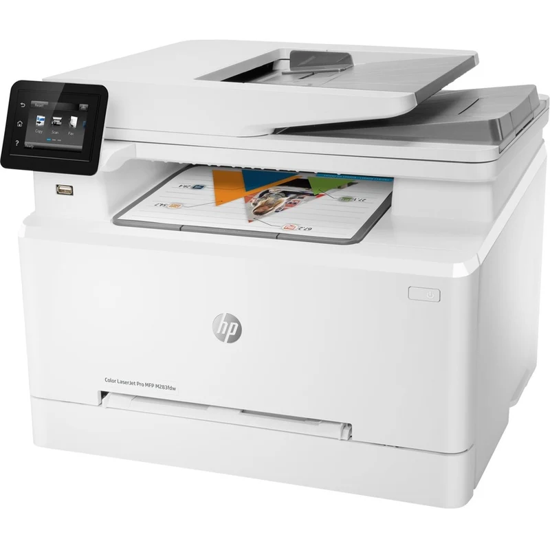 Imprimante multifonction laser HP LaserJet Pro M283 M283fdw - Couleur - Copieur/Télécopieur/Scanner - 21 ppm en monochrome/21 ppm en couleur - Impression 600 x 600 ppp - Impression recto verso automatique - 40000 251 pages - 1200 feuilles - Entrée 7 75 ppp - Numérisation optique - LAN sans fil - Mopria XNUMXKWXNUMXA#BGJ