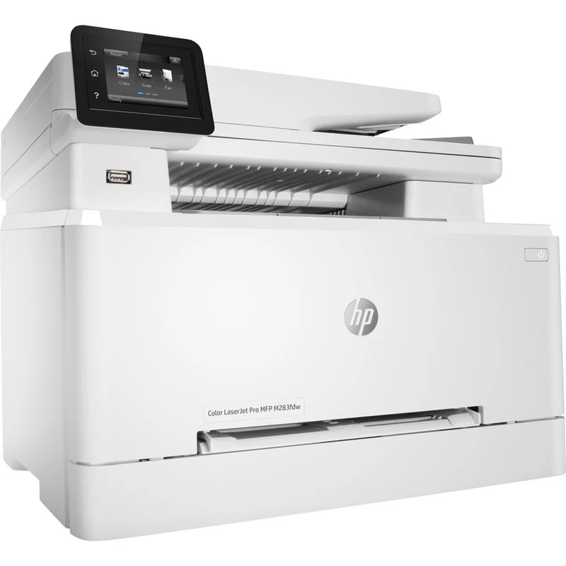 Imprimante multifonction laser HP LaserJet Pro M283 M283fdw - Couleur - Copieur/Télécopieur/Scanner - 21 ppm en monochrome/21 ppm en couleur - Impression 600 x 600 ppp - Impression recto verso automatique - 40000 251 pages - 1200 feuilles - Entrée 7 75 ppp - Numérisation optique - LAN sans fil - Mopria XNUMXKWXNUMXA#BGJ